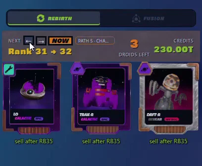 Droidex Companion Rebirth and Fusion tools